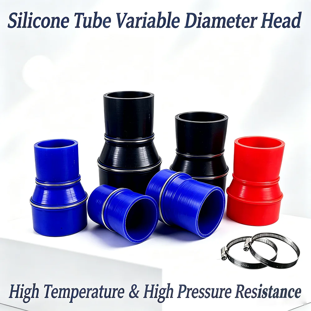Variable Diameter Silicone Hose Joint Clip Cloth Thickened Intercooler Hose Silicone Rubber for Big And Small Head