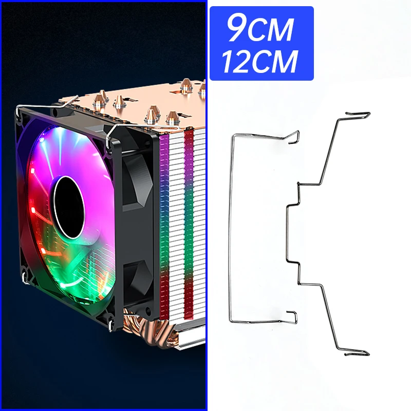 2PCS/lot 80/90/120MM Cooler Fan Buckle Computer CPU Cooling Fan Clips 304 Stainless Steel Wire Fastener Buckle Bracket