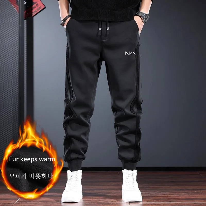 

Golf Pants Men's Winter Villus Thicken Keep Warm Golf Apparel splice Cargo Pants Elasticity Casual Trousers Man Golf Wear 골프웨어