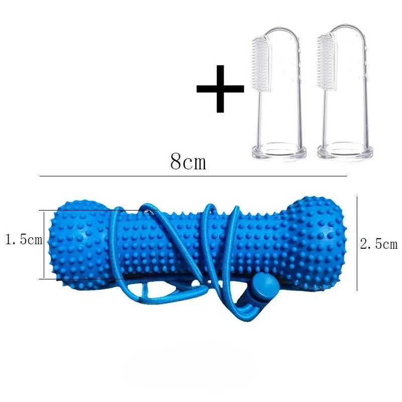 Dog Grinding Toy, Bite Resistant Rubber Bone Shaped Teasing Tool, Pet Training Self Fun Ball
