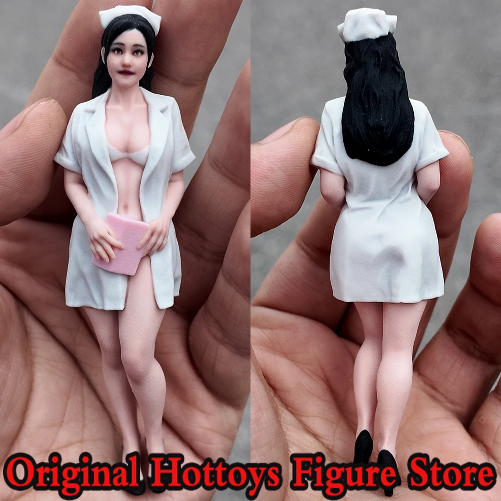 

В наличии: Коллекционная фигурка женщины-солдата в белой одежде, масштаб 1/16, миниатюрная скульптура медсестры, полный комплект, около 10 см.