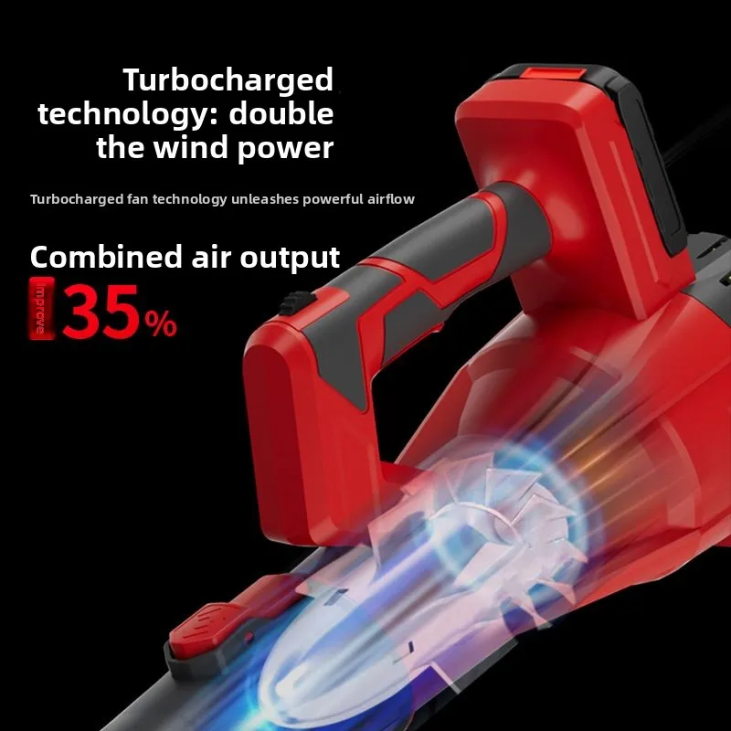 

Leaf Blower 48V Electric Leaf Blower Strong Blowing Wireless Lithium Battery Small Single Hand Grip