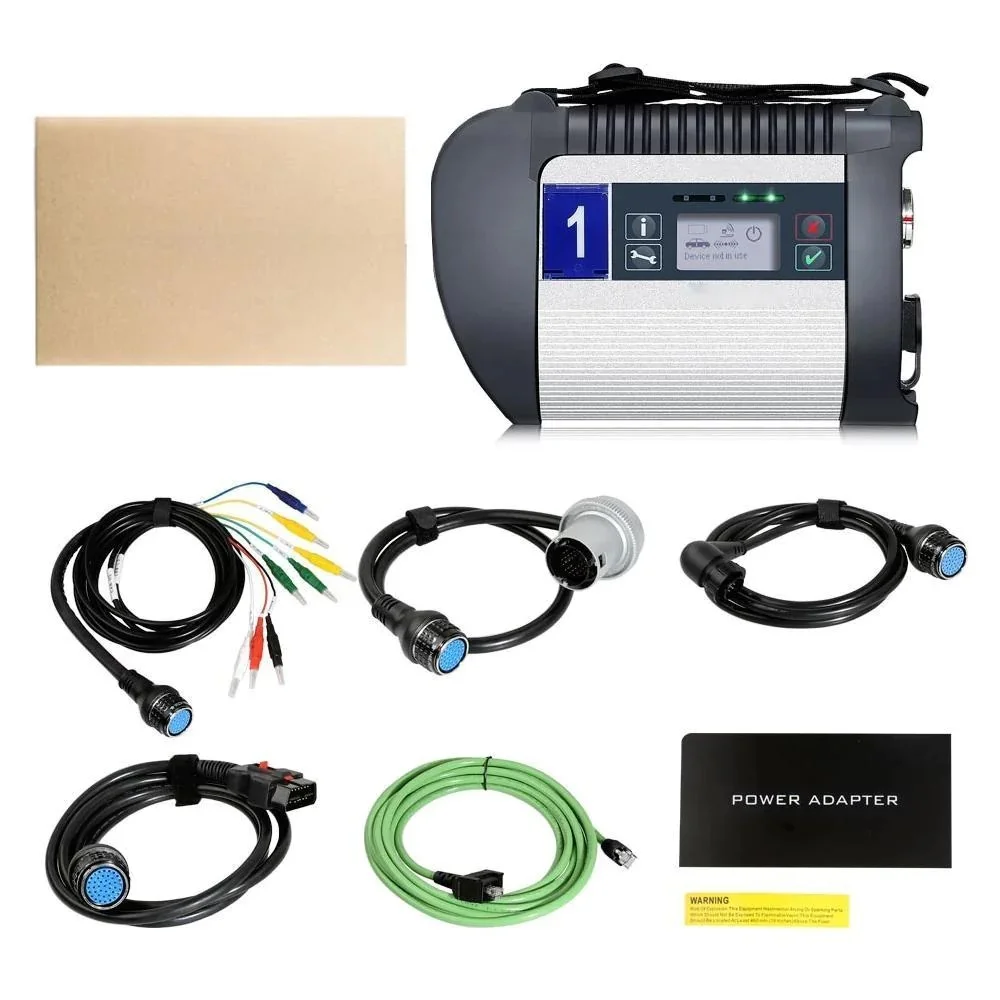 MB SD C4 Star Auto Diagnostic Tool for Cars And Trucks DOIP Enabled with 1 Year Warranty No Additional Software Required