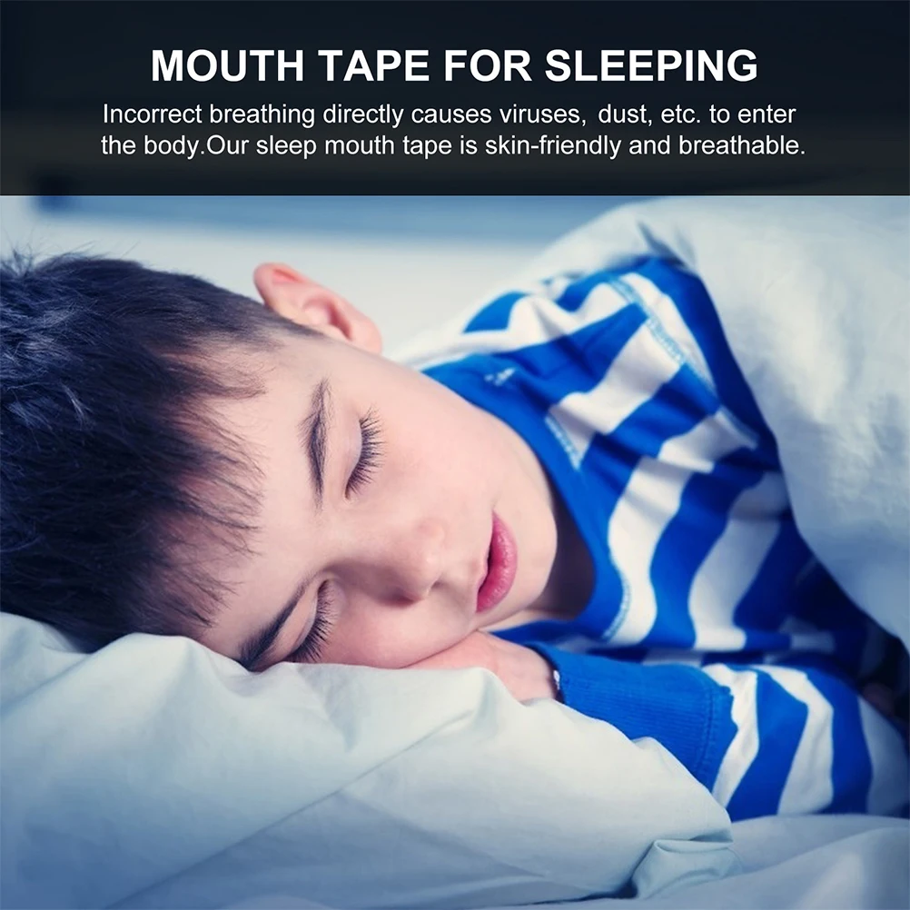 

20pcs Silicone Mouth Tape For Breathing Correction Patch Sleep Solution Non-Residue Adhesive Sticker Nighttime