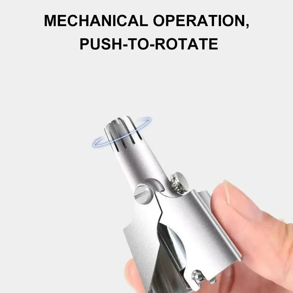 Nose Hair Ear Trimmer For Men Stainless Steel Manual Washable Portable Tondeuse Nez hair remover Nose Vibrissa Razor Shaver