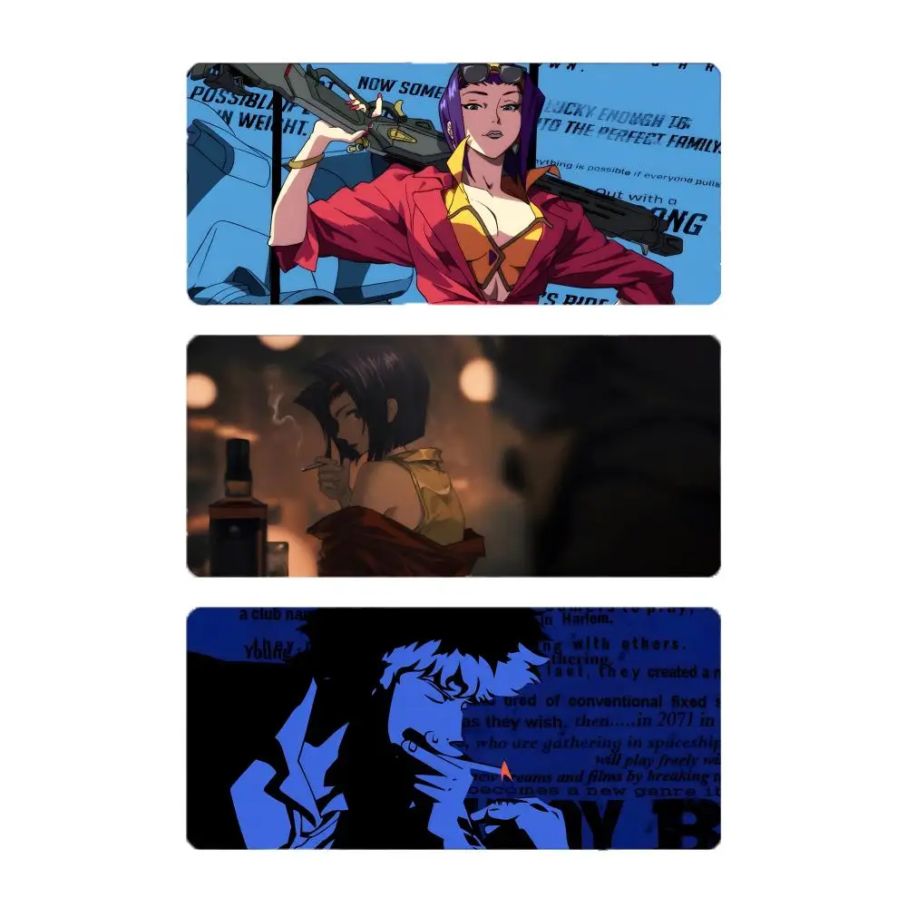 Anime Classic C-Cowboy B-Bebop Mouse Pad Mousepad Large Gaming LockEdge Thickened PC Table Desk Mat
