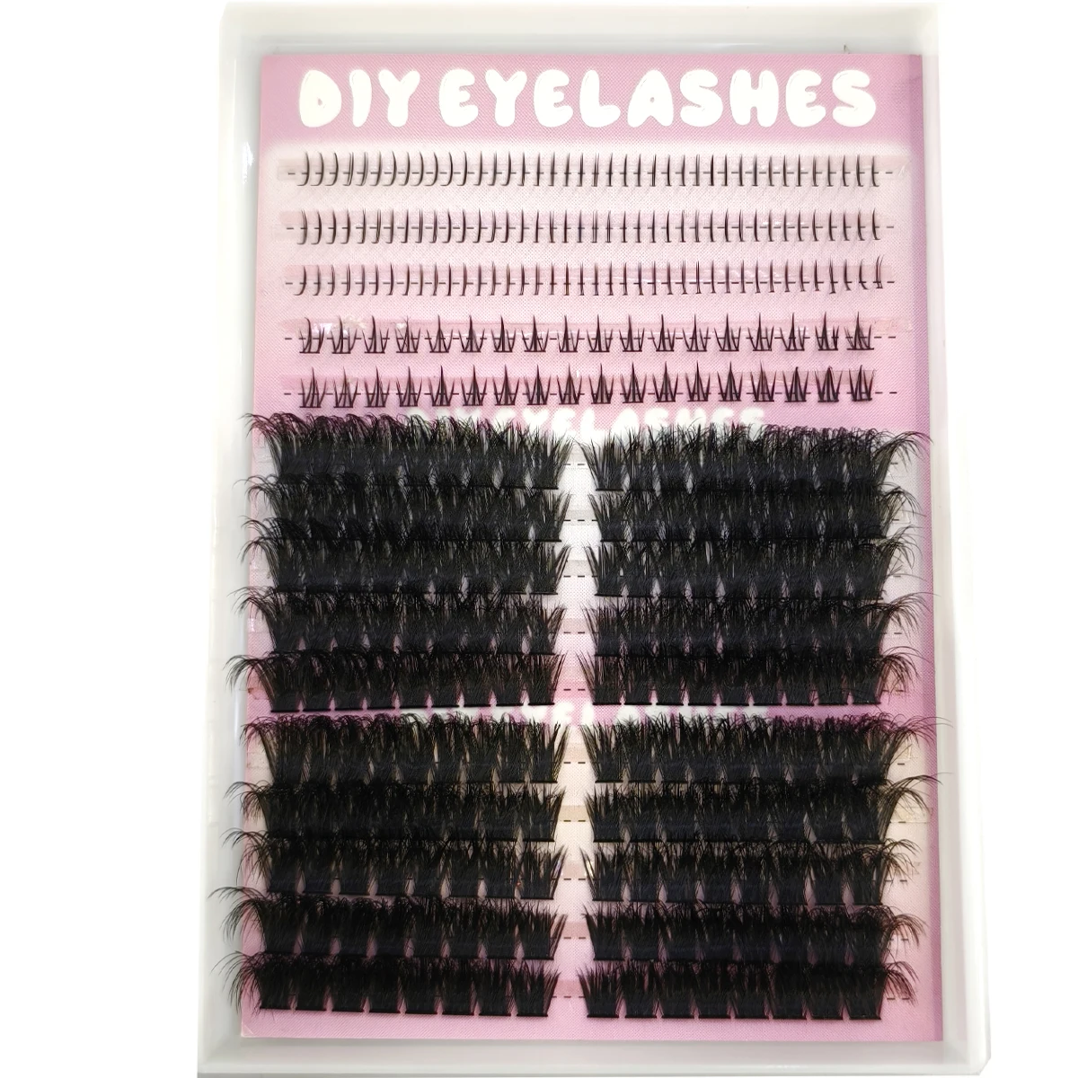 DIYLash مجموعات سميكة 200D300D حجم الرموش مجموعات جلدة لاش تمديد رمش الرموش الفردية الرموش السفلية #5