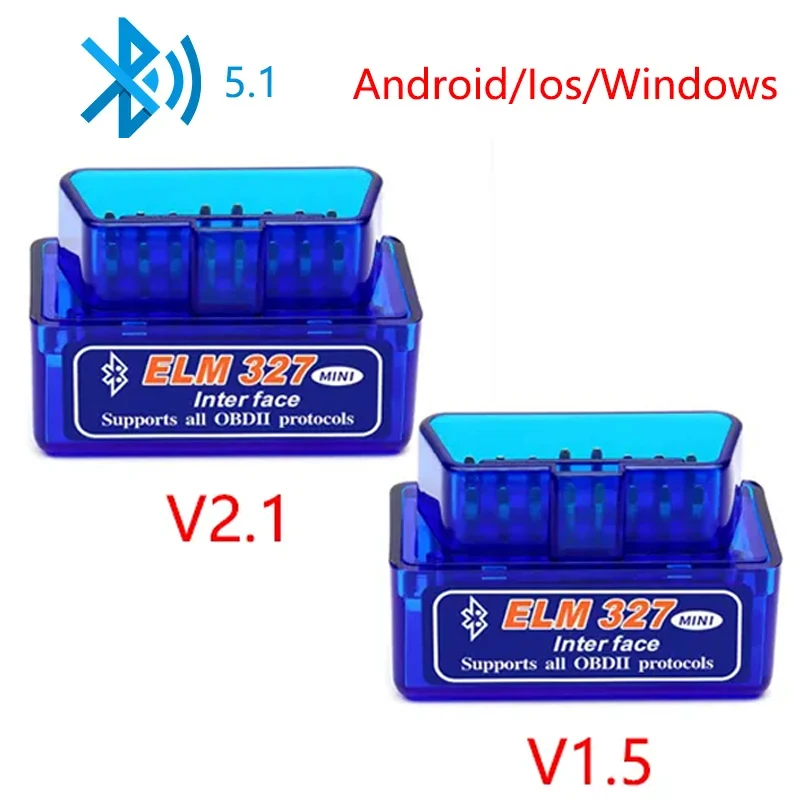 Mini Elm327 Obd2 Scanner Bluetooth-compatible V1.5/2.1 Car Scanner Code Reader Tool Car Diagnostic Tool Repair Tools for Android