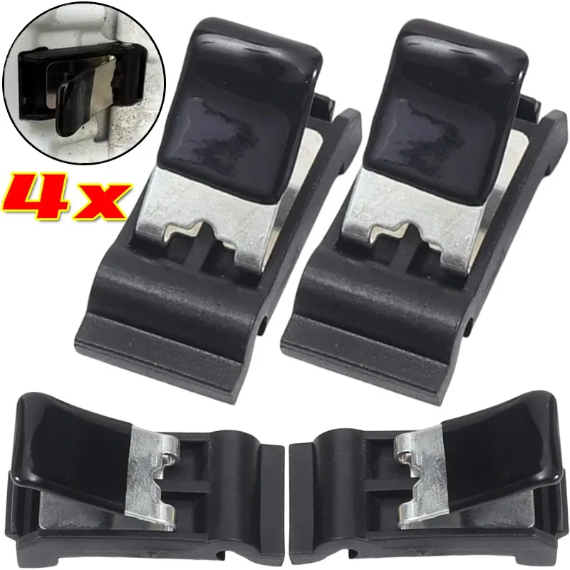 1-4pcs Fuel Tank Cover Spring Repair Part Fuel Door Spring Replacement Easy Installation Door Spring Clip ABS Steel Gas Cap