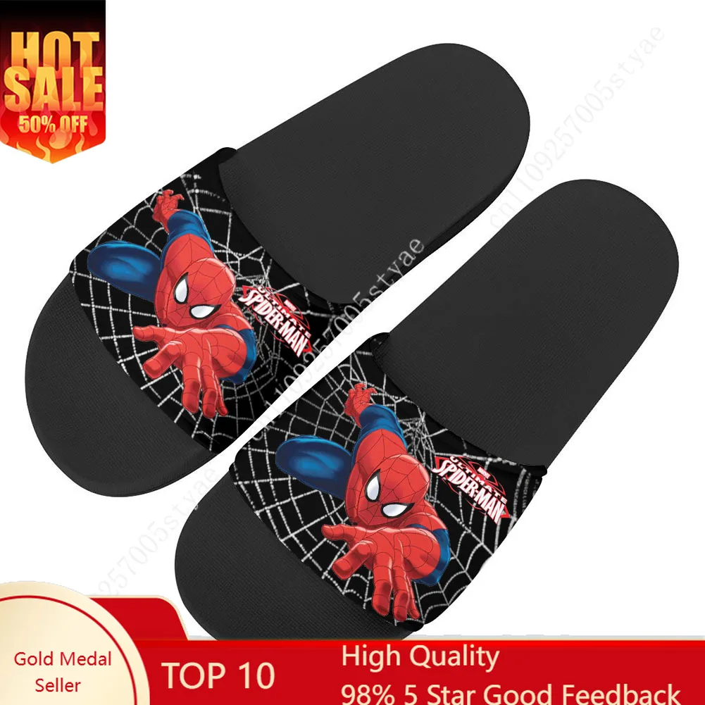 

Marvel Spider-Man Avengers lippers Home Outdoor Casual Water Shoes Men Women Teenager Beach Pool Sandals Summer Slipper