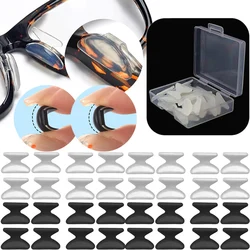 10pcs Silicone Glasses Nose Pads Soft Non Slip Air Cushion Nose Holder Transparent Invisible Self Adhesive Sticker Eyewear