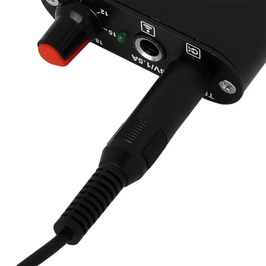 Tattoo Clip Cord Black Silicone Wire Durable Hook Line Accessory for Tattoo Power Supply and Rotary Machines
