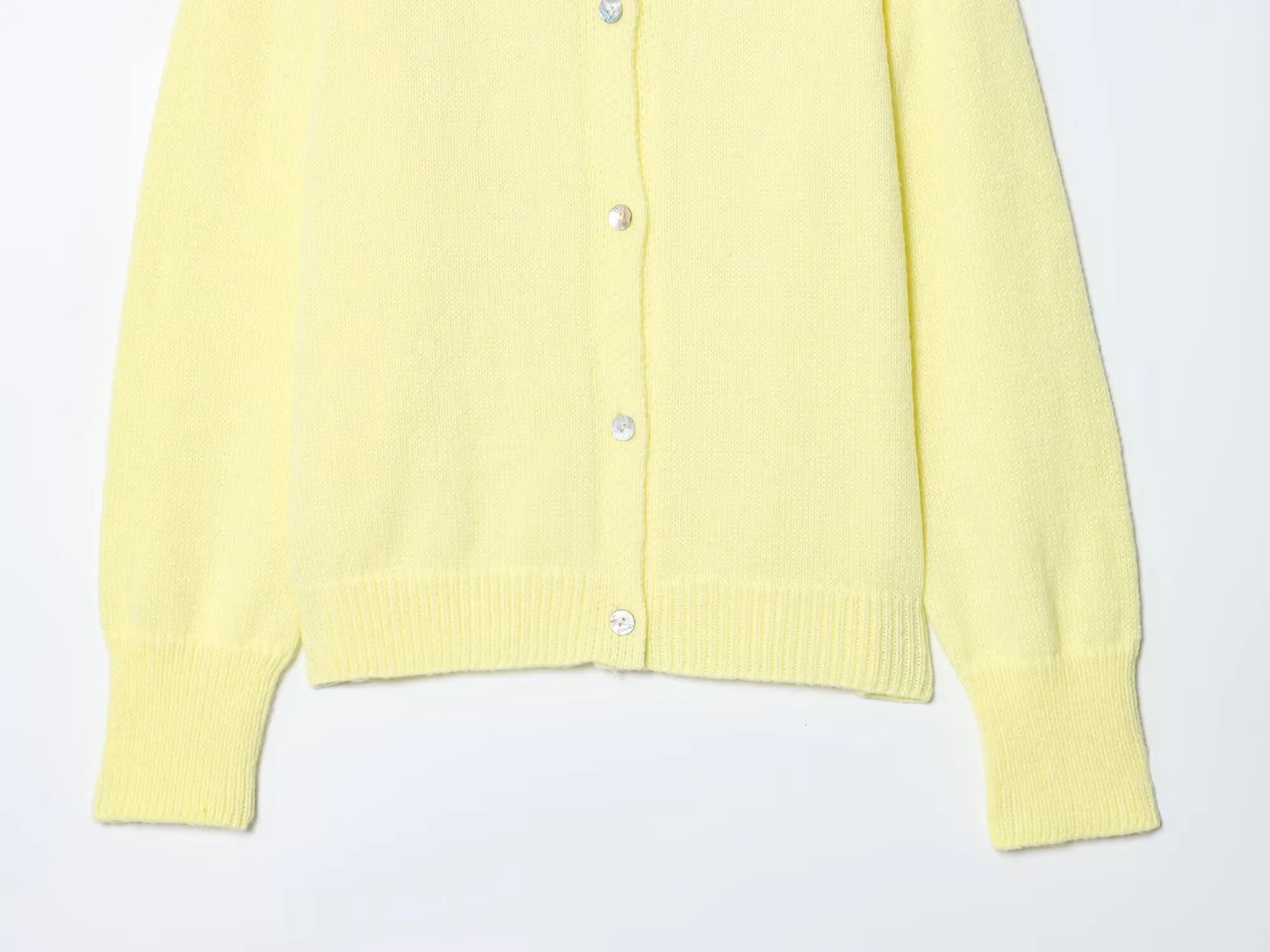 2025년 신상 여성 의류 유럽 및 미국 스타일 패션 라운드 넥 긴팔 싱글 브레스티드 니트 가디건