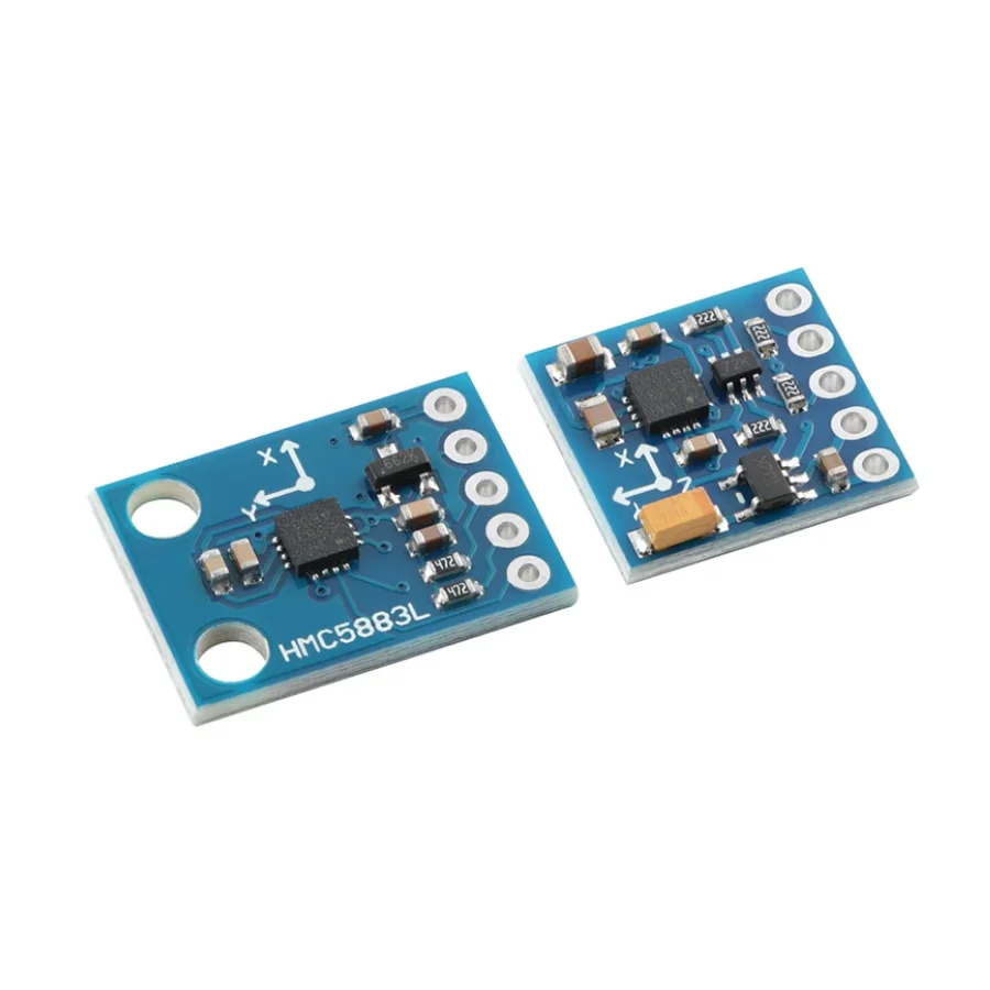 2PCS HMC5883L/QMC5883P Three-Axis Magnetic Sensor Electronic Compass Module GY-271/273