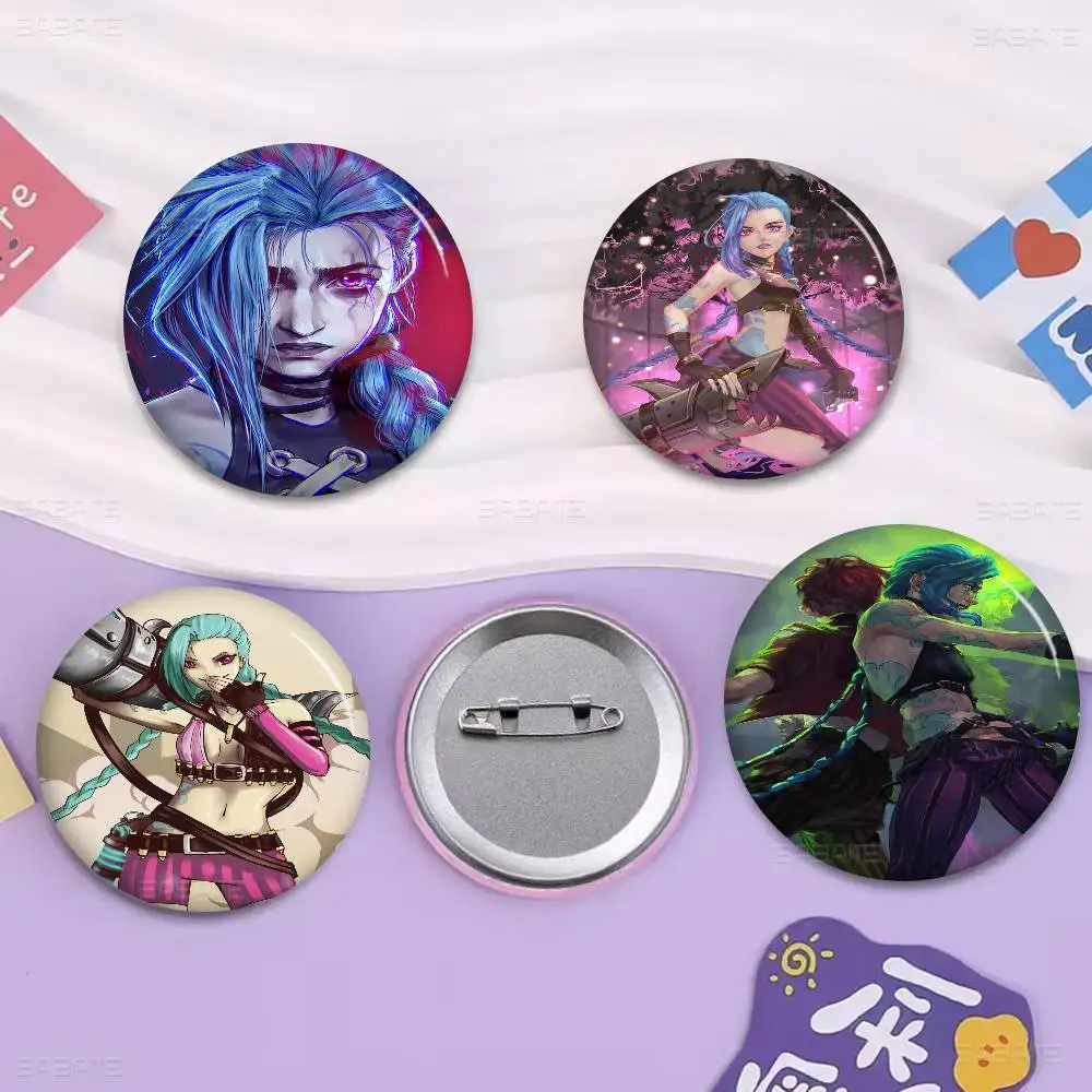 

anime Jinx Area Badges Creative Tinplate Soft Button Pins Animal Icon Brooch Lapel Backpack Badge Accessories Pin