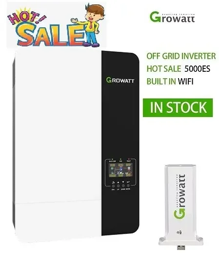 Venda quente Growatt fora da rede 5000es 5000w 5kw energia 48v 220v potência dc para ac Solar 5000ES Inversor em estoque