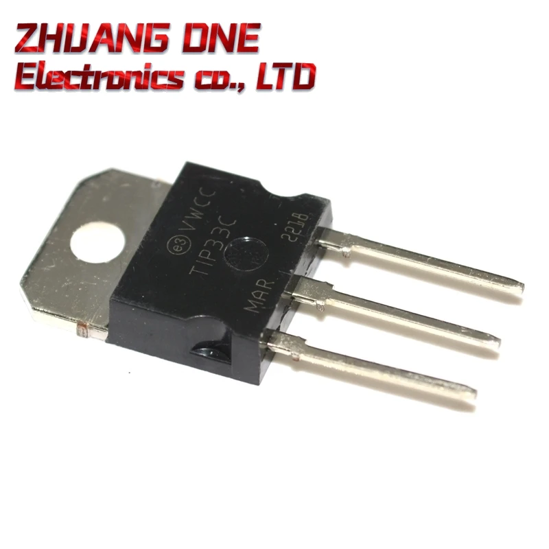 5 шт./лот, транзистор Tip33c TO-3P PN, транзистор Дарламинтона, новый спот