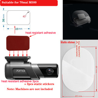 For 70mai Dash Cam M500 heat resistant adhesive and Static Stickers for 70mai M500 Car DVR heat resistant adhesive 3pcs