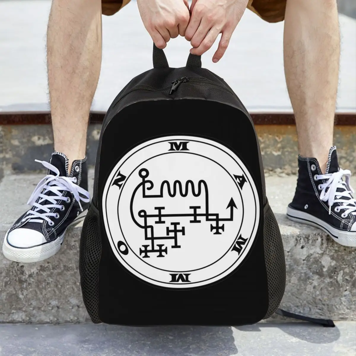 

Рюкзак Mammon Demon Black Sigil Occult Magick Seal, Лидер продаж, детский рюкзак, школьная сумка, сумки на плечо для мужчин и женщин