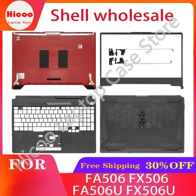 NEW Laptop Top Case For ASUS FA506 FX506 FA506U FX506U LCD Back Cover/Front Bezel/Hinges/Palmrest/Bottom Case Housing Cover