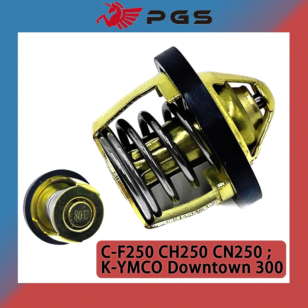 70° 80° Motorcycl Engine Coolant Thermostat For CH250 CF250 CH C-F 250cc 172MM 157MJ K-YMCO Downtown 300 i 70 degrees 80 degrees