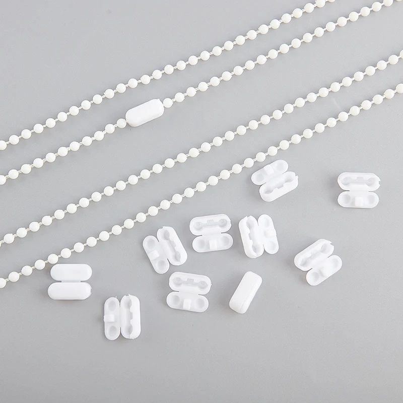 Vertical Shutter 10 Meters (10.94 Yards) Roller Blind Bead Chain Cord Roman Venetian Honeycomb Vertical Shade Blind Connector