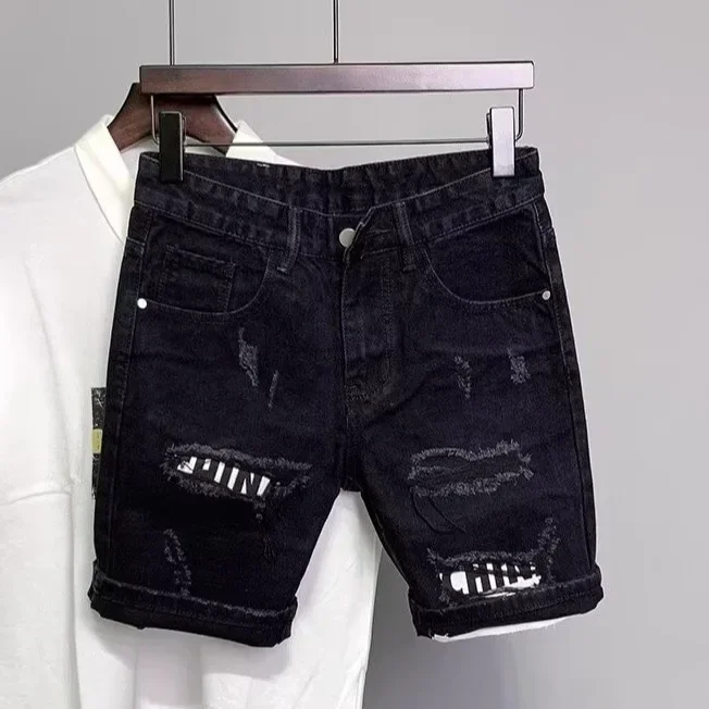 

Trendy Versatile Straight-Leg Jeans For Men Summer American Style Vintage Trousers With Five-Pocket Design And Breaker Details