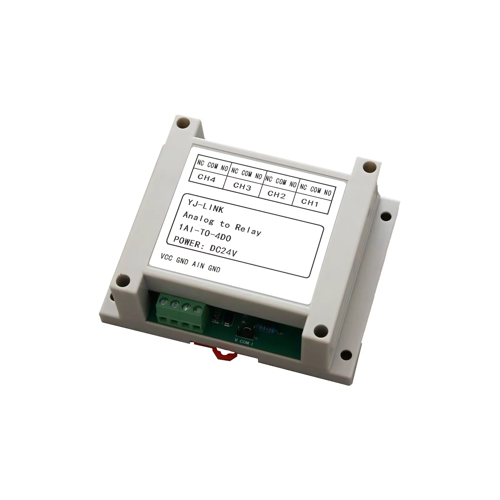 Analog Signal Triggers 4-channel Relay Output 4-20mA Current 0-10V Voltage Control Relay Module