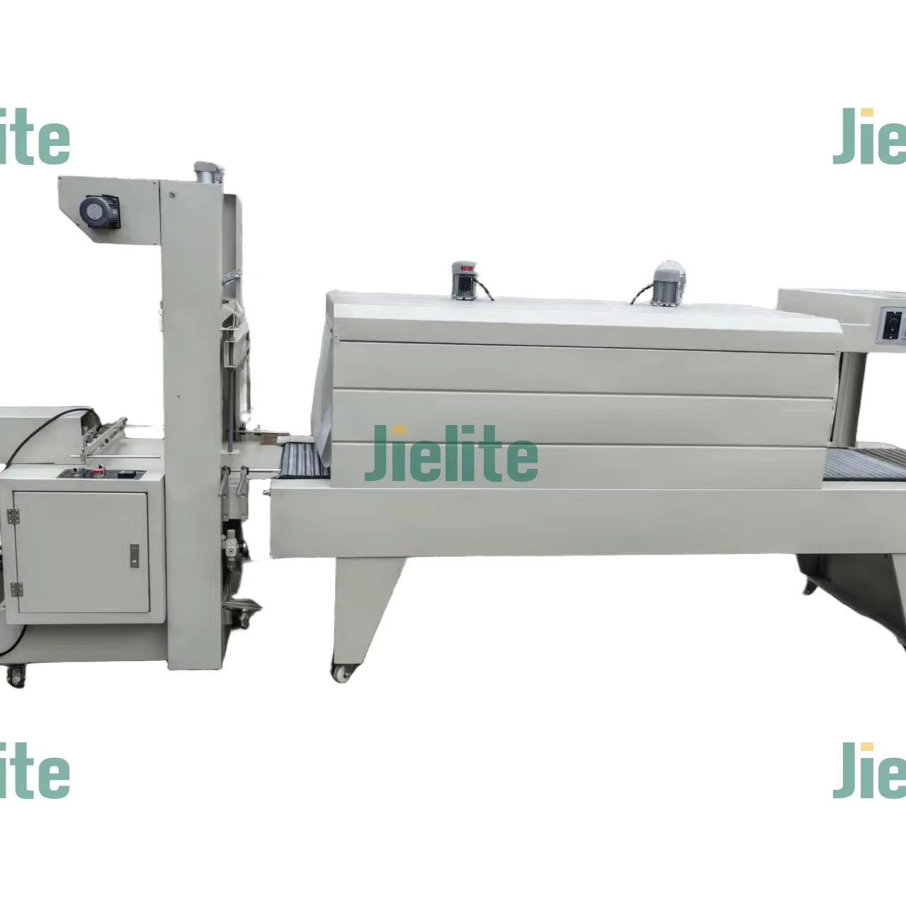 Semi Automatic Bottle Packaging Sleeve Sealer Heat Tunnel Equipment Beverage Industry Use PE Film Shrink Wrapping Machine
