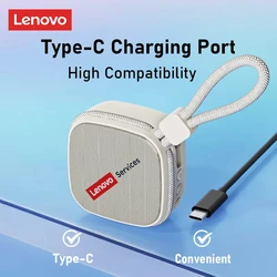 Choice Lenovo K3 Pro True Wireless Bluetooth Speaker HIFI Sound Stereo Camp Soundbox Ultra-long Battery Life Music Loudspeaker