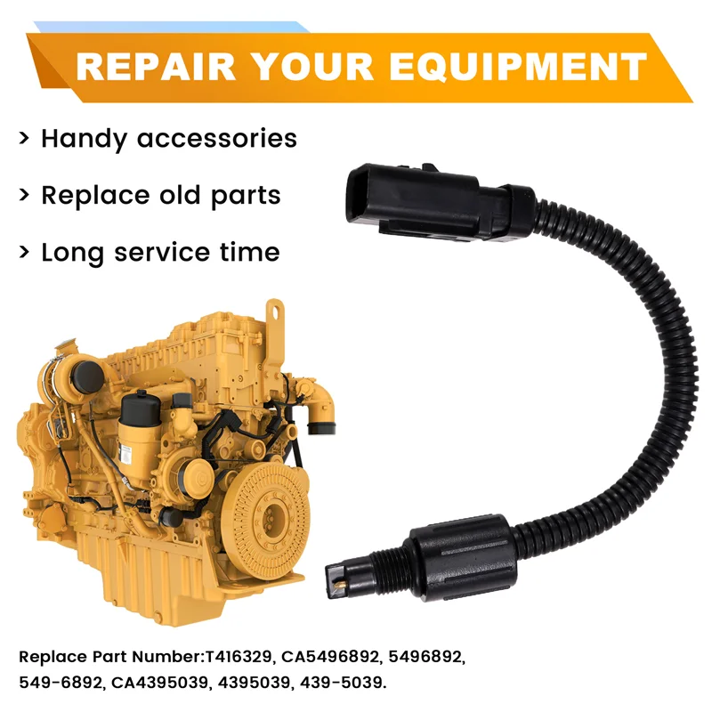 T416329, CA5496892, 5496892 Voor Perkins Caterpillar CAT Tractor D6K D6N D6K2 Loader 924 K 930 K Vloeistofwaterniveausensor