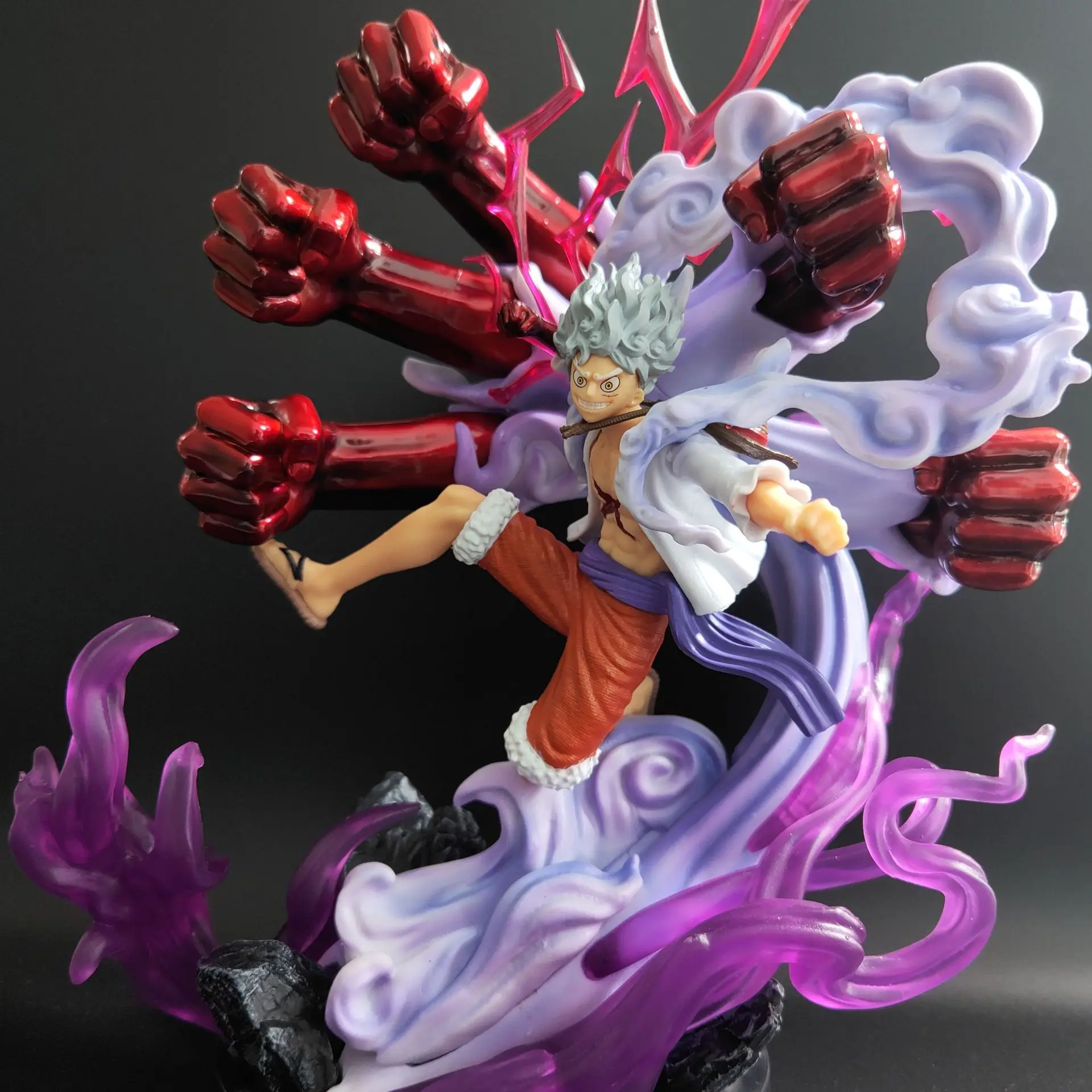 2022 New One Piece Gk Luffy Gear 5 Nika Sun God Form PVC Figure Anime Figure Collection Ornaments Model Doll for Gifts Children