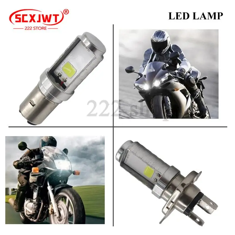 

1pcs Moto H6 Headlight Bulb HS1 LED Scooter Light Hi-Lo Beam Light Lamp Bulb Motorcycle Auxiliary Lights Led Headlight 12V