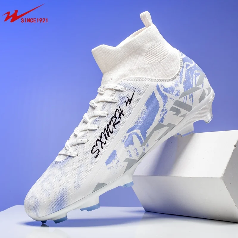 

Футбольные бутсы Double Star, FG, с длинными шипами, противоскользящие, для тренировок и соревнований, для молодежи и взрослых.