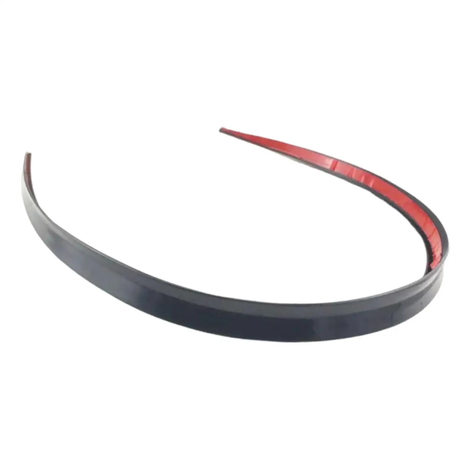 Soft Rubber Car Rear Spoiler Wing Lip Sticker Universal Fit for Sedan SUV Truck Exterior Modification