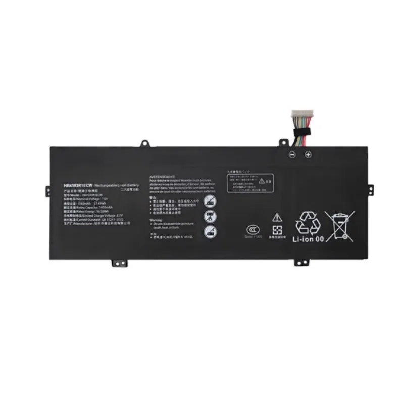 

High Capacity Laptop Battery for Huawei KLVL/KLVD-WFH9/KLVF-16 (Ryzen R5) - Compatible with HB4593R1ECW-22A | 7.64V 7330mAh