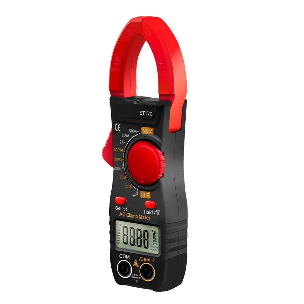 

1Set Clamp Multimeter Digital Portable Electrical Repair Supplies Current Voltage Ohm Tester Non-Contact