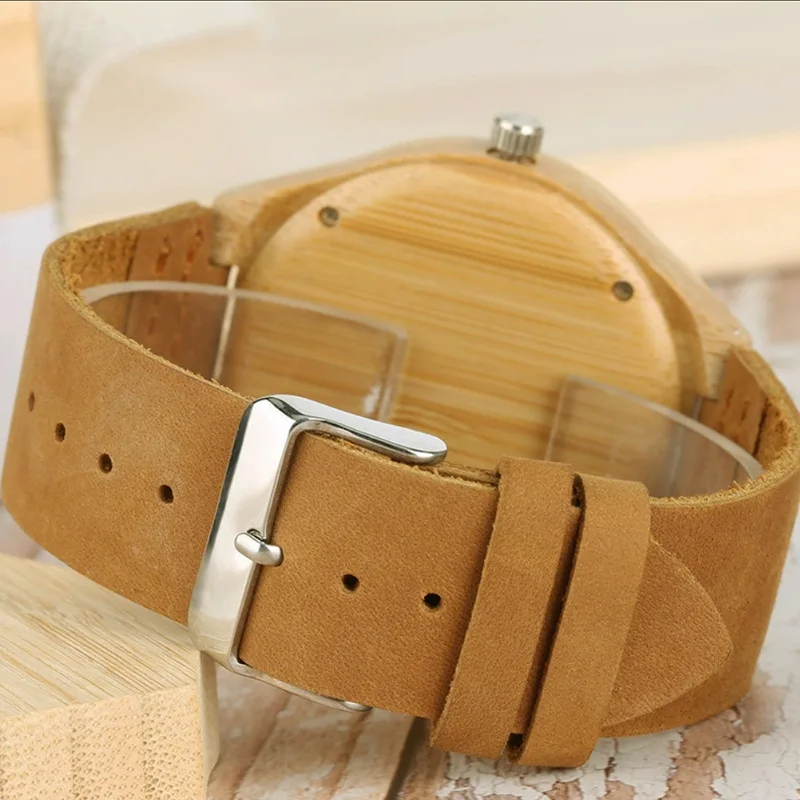 Деревянные часы Log, мужские повседневные модные часы с ремнем, креативные студенческие экзаменационные кварцевые часы, мужские 2025