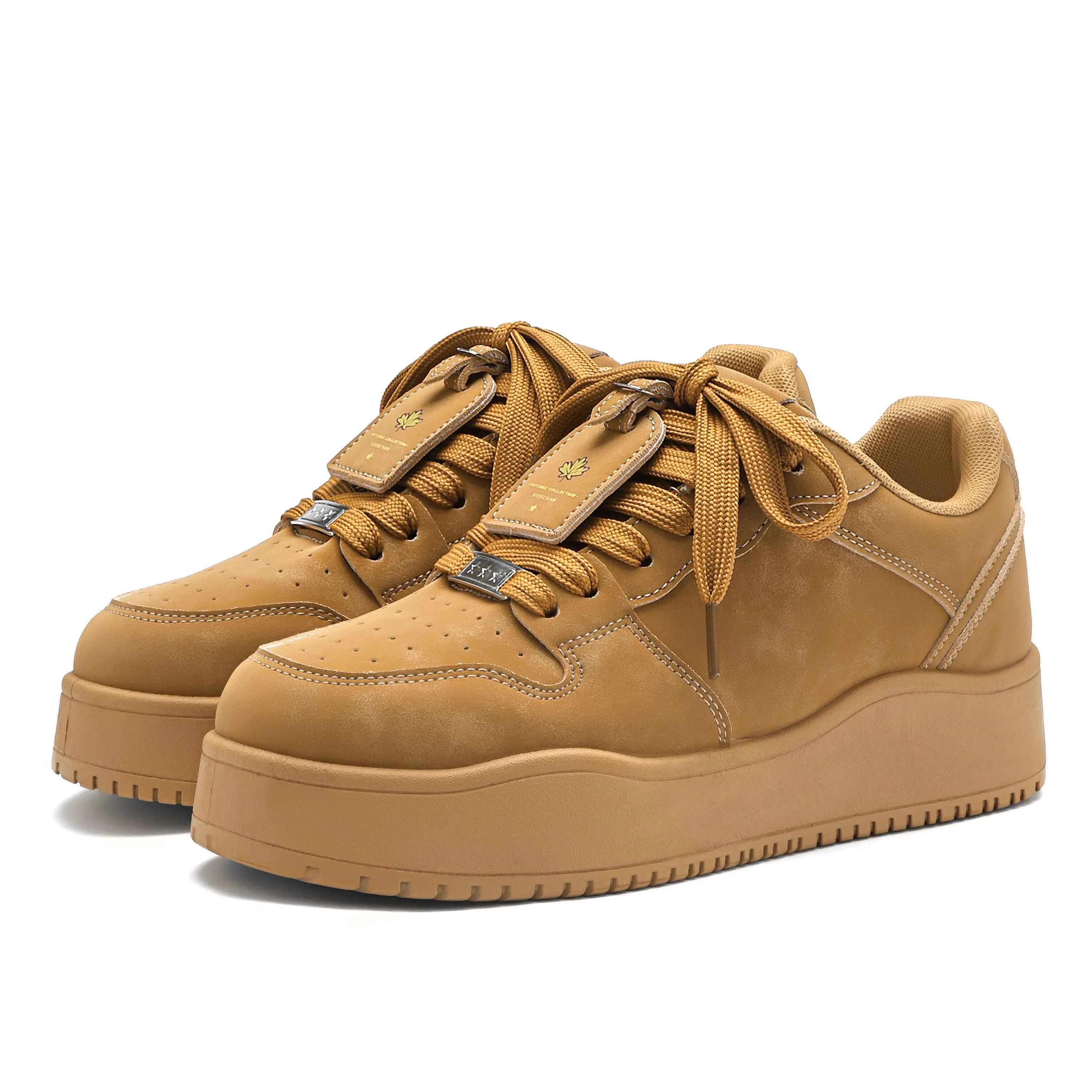 Couple Retro Campus Bread Skate Sneakers Unisex New Model, Thick Non-slip Durable Soft Sole All-match Daily Casual Sports Shoes