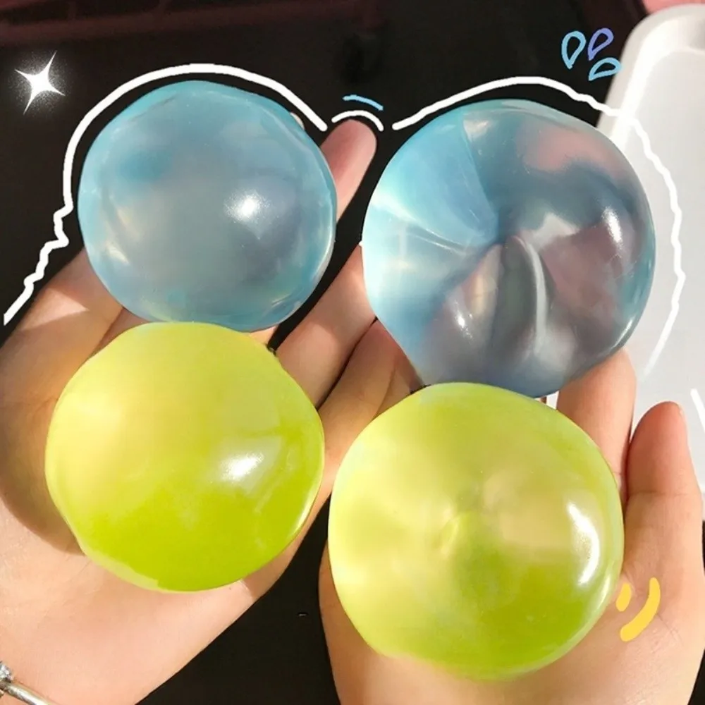 Soft Simulated Maltose Squeeze Plasticity Slow Resilience Slow-Rebound Transparent Stress Relief Fidget for Christmas Gift