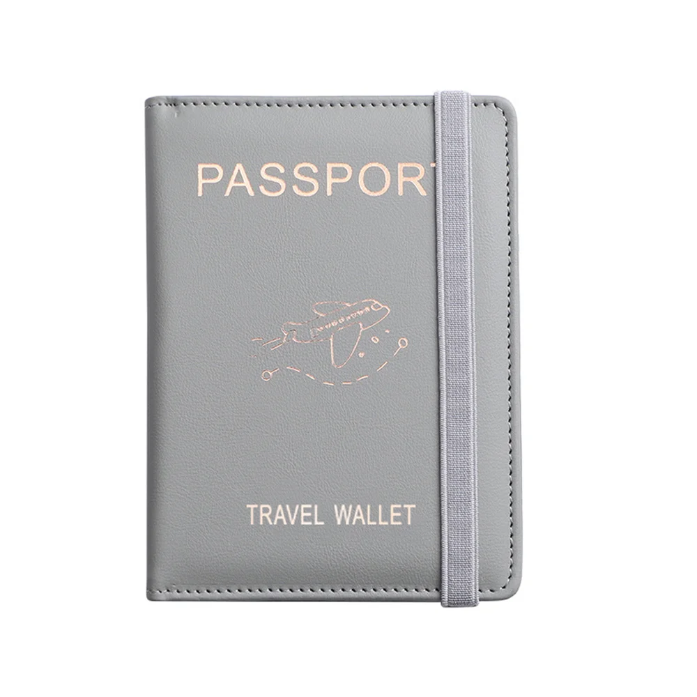 Credit ID Card Wallet Passport Waterproof Business Document Holder Secure RFID Passport Cover For Secure Document Storage