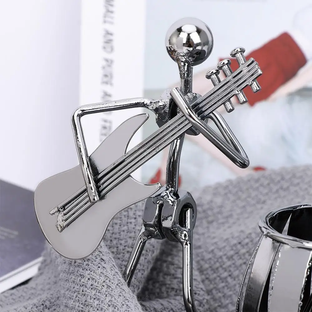 Instrument Play The Guitar Desk Tidy Vase Novelty Pen Holder Organizer School Office Stationery Supplies Container