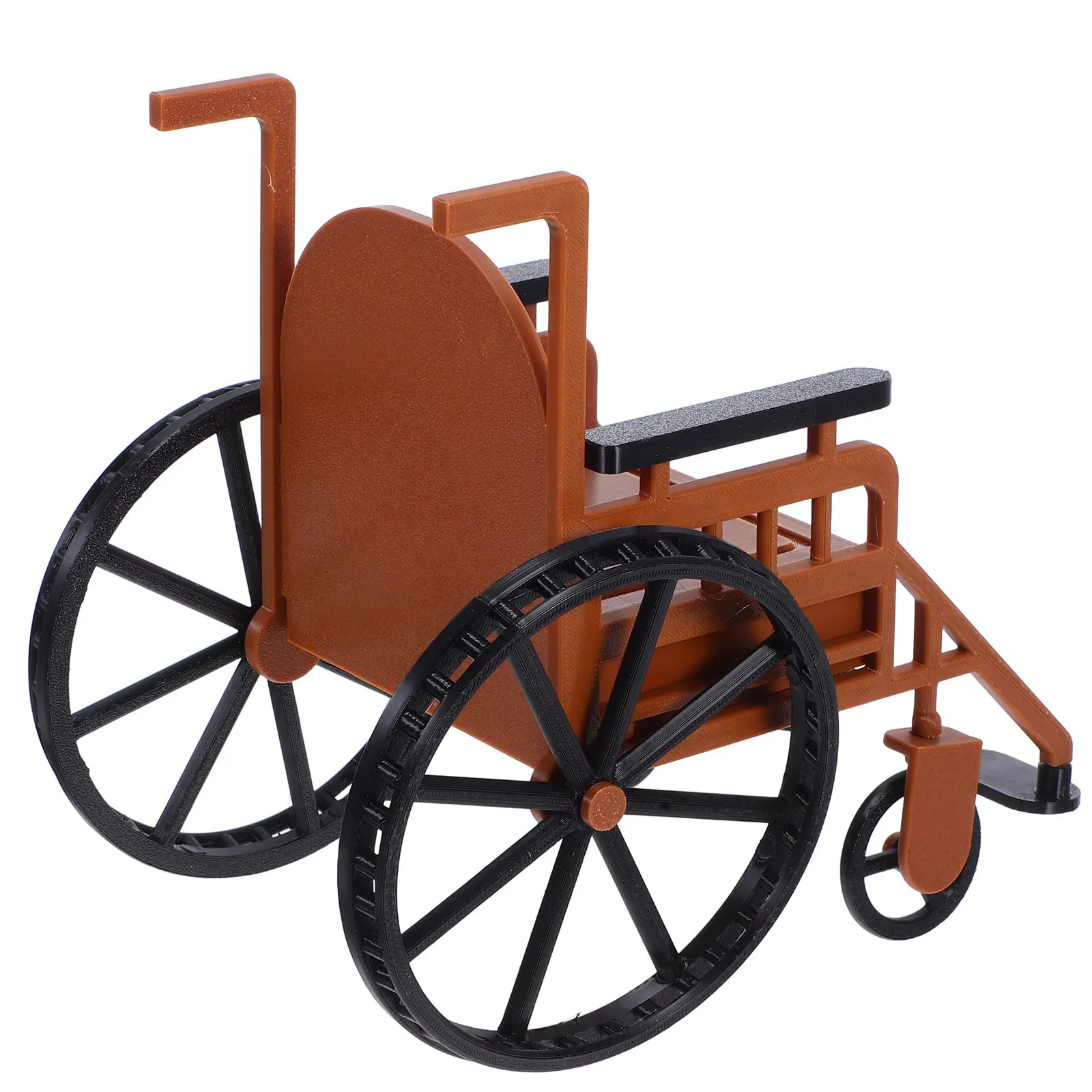 

Миниатюрный набор: инвалидная коляска и костыли с реалистичной детализацией для кукольного домика, медицинских сцен, легко демонстрируется, улучшает ролевые игры