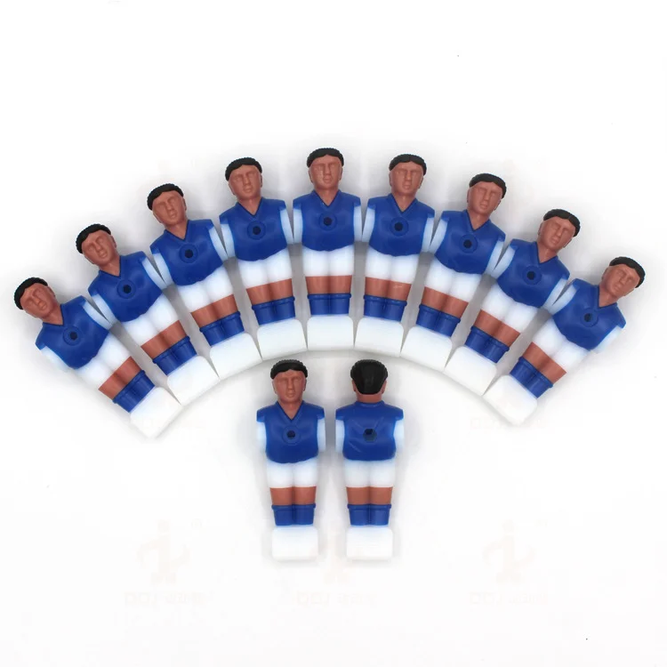 11 pcs/set Mini Foosball Table Games Soccer machine doll Toys Soccer Table Player Plastic Kickers Table Football Player (16 mm)