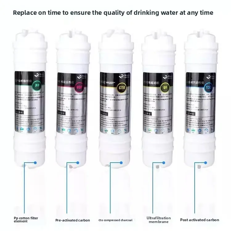 الكورية نمط التوصيل السريع تصفية الأساسية مجموعة PP القطن الكربون المنشط UDF CTO UF الترشيح الفائق غشاء الأساسية آخر كبير T33