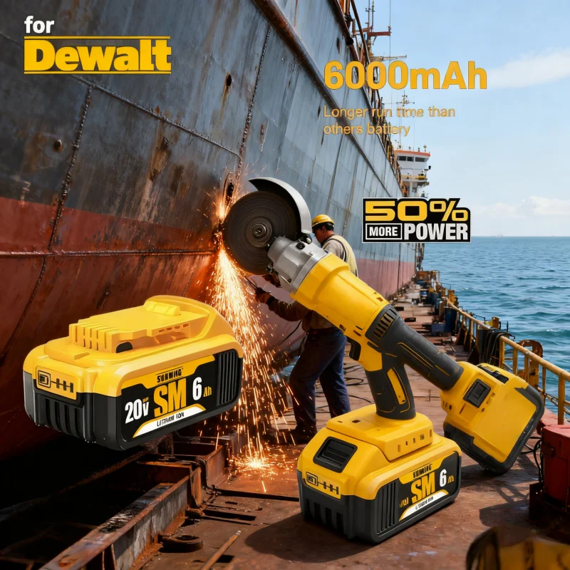 

For DEWAIT 20V 6Ah MAX Li-ion Battery for DeWalt for Flexvolt Tool Batteries Replacement Batter