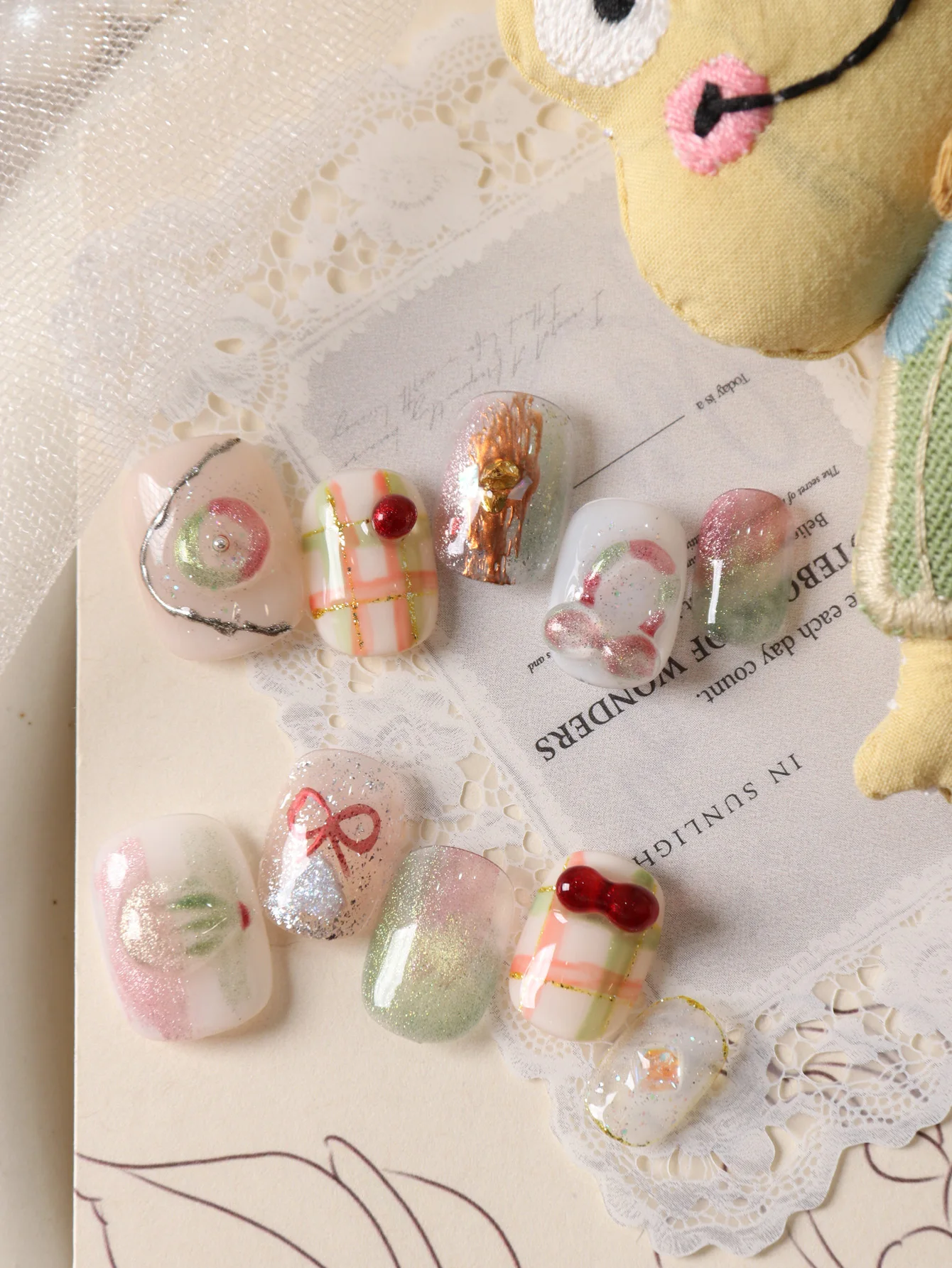 10Pcs Press On Nail…