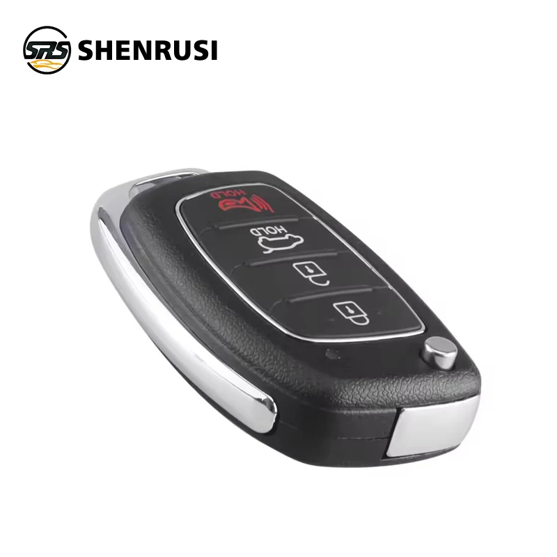 SHENRUSI 4-кнопочный складной чехол для дистанционного ключа для HYUNDAI Mistra Santa Fe Sonata Tucson Accent I30 I40 I45