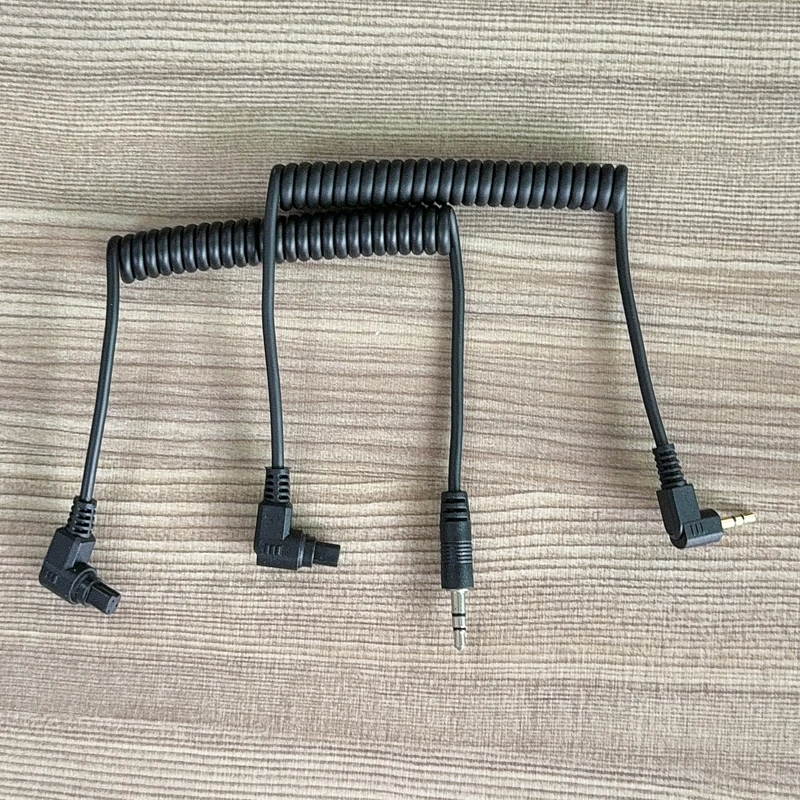 2.5mm / 3.5mm Remote Shutter Release Cable Connecting Cord for Canon DSLR Camera As 3C C3 N3 Cable A as the cable of RS-80N3