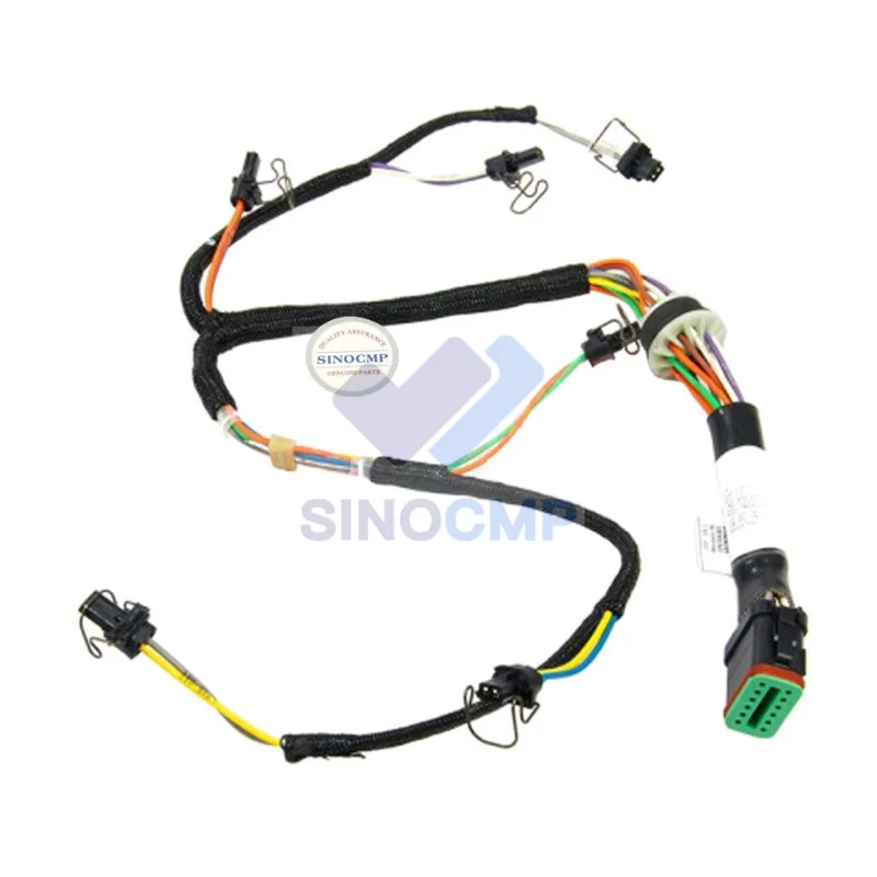 

Fuel Injector Wiring Harness for CAT caterpillar E325D C7 222-5917（E324D/E329D）Excavator Engine Wire Cable 3 months warranty